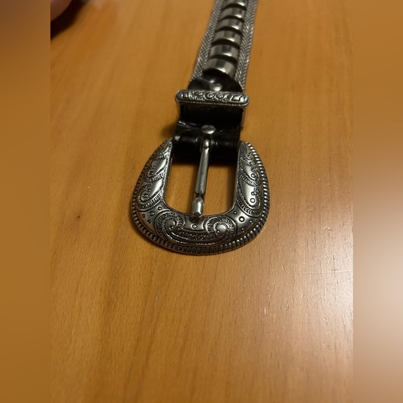 Rare Vintage Nanni heavy studded chainmail
"western" leather belt - Picture 14 of 16